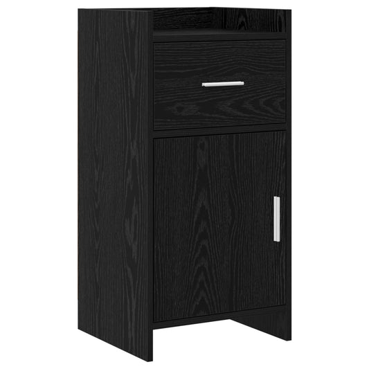 vidaXL Sideboard Black Oak 40 x 36 x 80 cm Engineered Wood