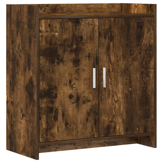 vidaXL Sideboard Smoked Oak 72 x 36 x 80 cm Engineered Wood