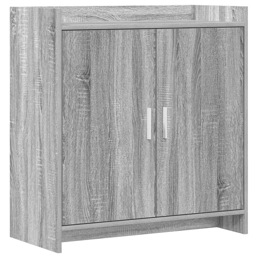 vidaXL Sideboard Grey Sonoma 72 x 36 x 80 cm Engineered Wood
