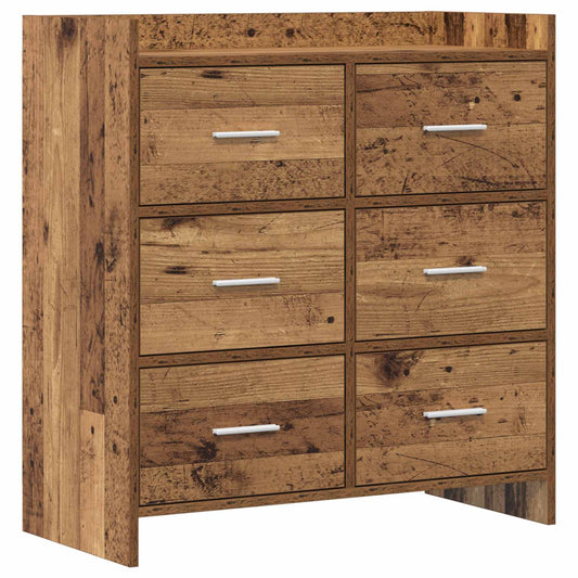 vidaXL Sideboard Old Wood 75 x 33 x 80 cm Engineered Wood
