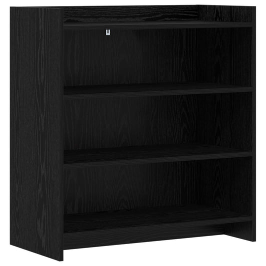 vidaXL Sideboard Black Oak 75 x 36 x 80 cm Engineered Wood