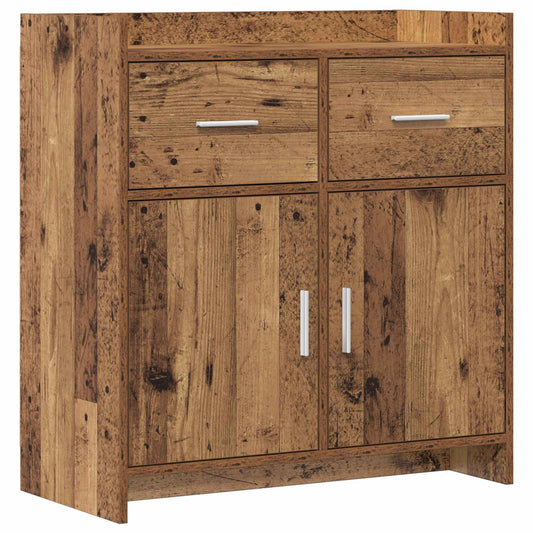 vidaXL Sideboard Old Wood 75 x 36 x 80 cm Engineered Wood