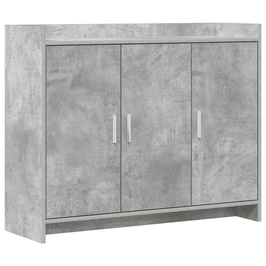 vidaXL Sideboard Concrete Grey 98.5 x 33 x 80 cm Engineered Wood
