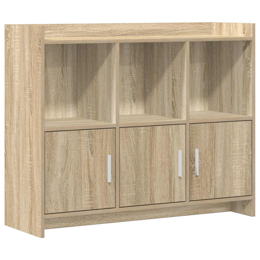 vidaXL Sideboard Sonoma Oak 98.5 x 33 x 80 cm Engineered Wood
