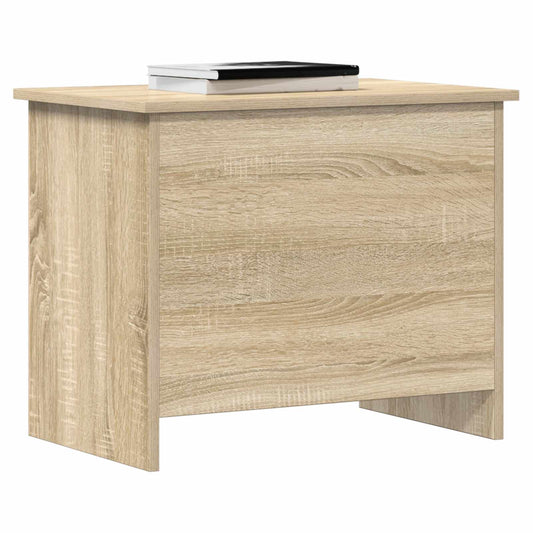 vidaXL Storage Chest Sonoma Oak 60 x 40 x 50 cm Engineered Wood