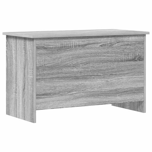 vidaXL Storage Chest Grey Sonoma 80 x 40 x 50 cm Engineered Wood