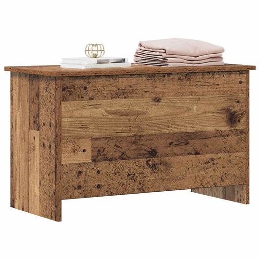 vidaXL Storage Chest Old Wood 80 x 40 x 50 cm Engineered Wood
