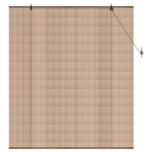 vidaXL Roller Blind Brown 160 x 160 cm Bamboo