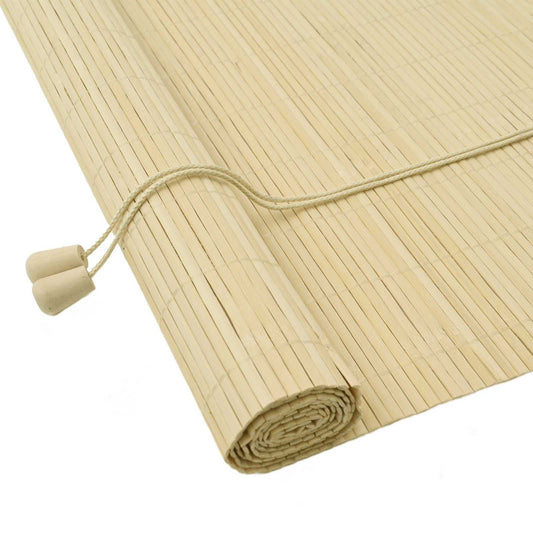 vidaXL Roller Blind Natural 130 x 160 cm Bamboo