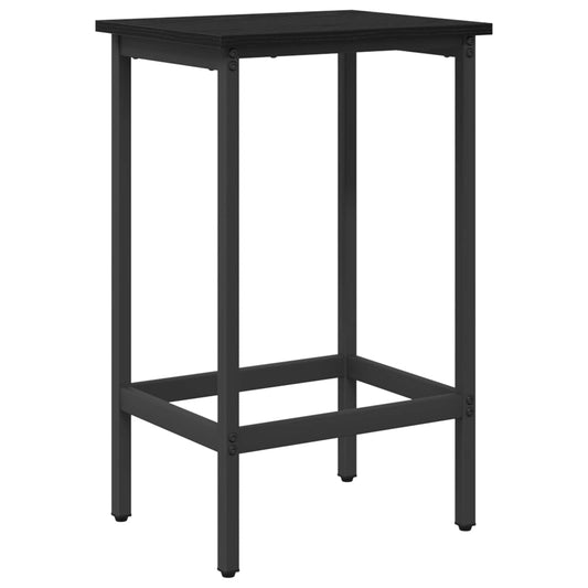 vidaXL Bar Stool Black Oak 40 x 32 x 74 cm Engineered Wood
