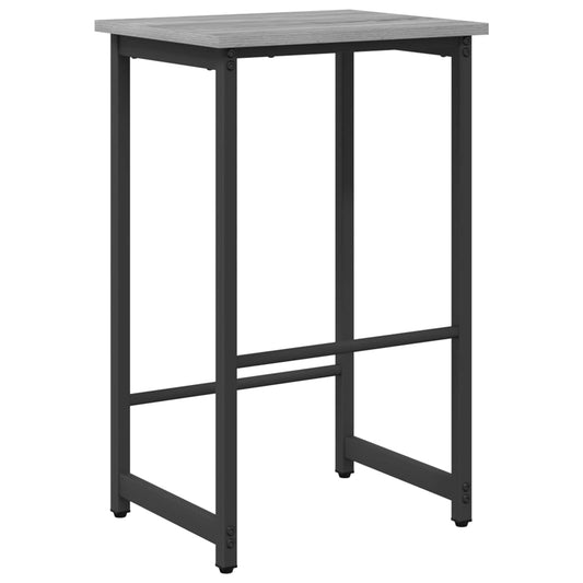 vidaXL Bar Stool Grey Sonoma 40 x 32 x 64 cm Engineered Wood