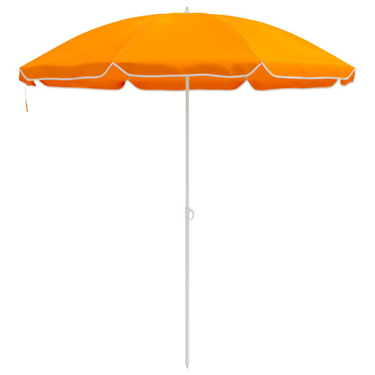 vidaXL Garden Parasol 240 cm 170T Polyester Orange