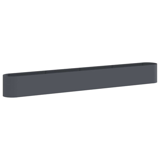 vidaXL Raised Garden Bed Anthracite 360 x 40x 40 cm