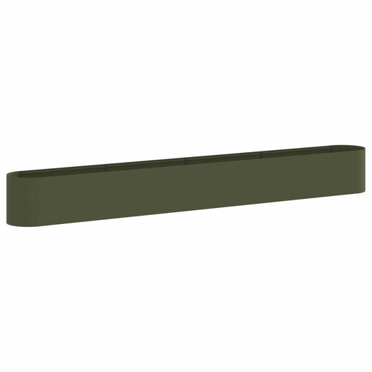 vidaXL Raised Garden Bed Olive Green 360 x 40x 40 cm
