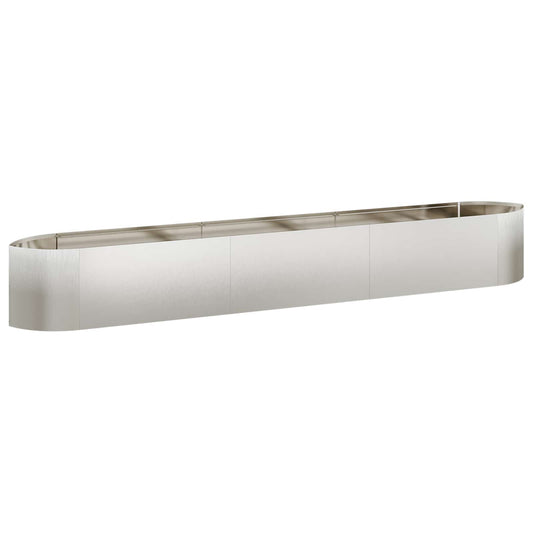 vidaXL Raised Garden Bed Stainless Steel 300 x 40x 40 cm Steel