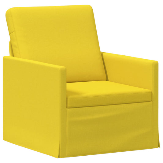 vidaXL Armchair Light Yellow 70 x 81 x 82 cm Fabric