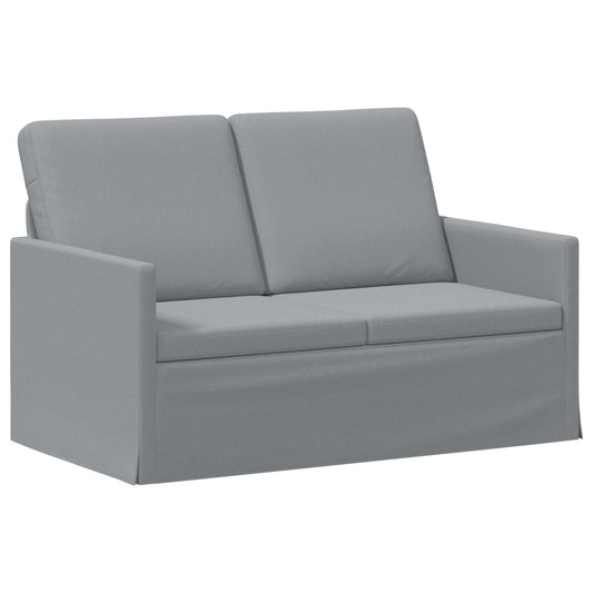 vidaXL 2 Seater Sofa Light Grey 130 x 81 x 82 cm Fabric
