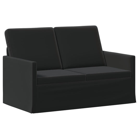 vidaXL 2 Seater Sofa Black 130 x 81 x 82 cm Velvet