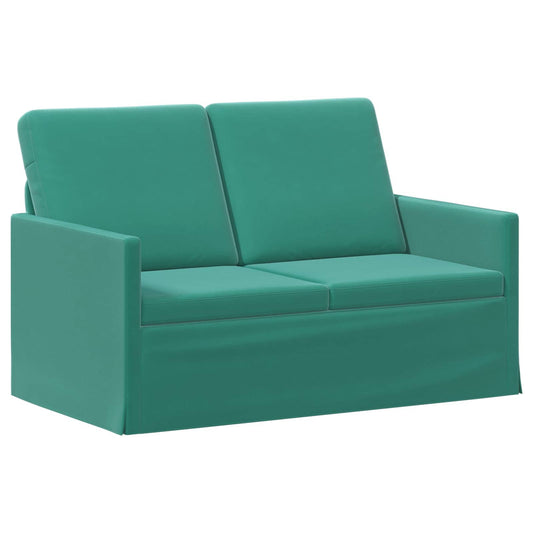 vidaXL 2 Seater Sofa Turquoise 130 x 81 x 82 cm Velvet