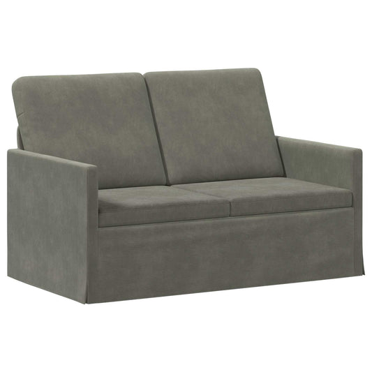 vidaXL 2 Seater Sofa Light Grey 130 x 81 x 82 cm Corduroy Fabric