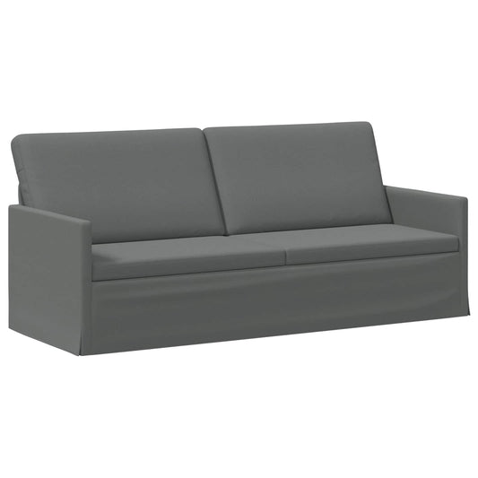 vidaXL 3 Seater Sofa Dark Grey 190 x 81 x 82 cm Fabric