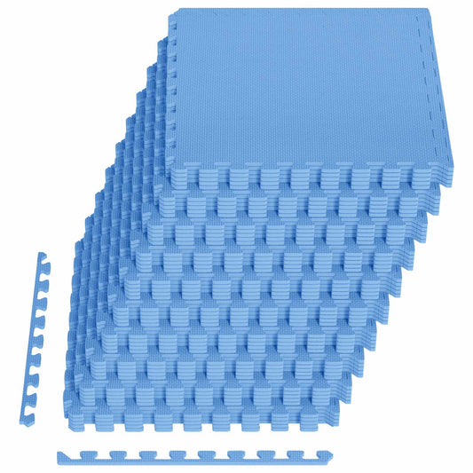 vidaXL Pool Ground Mat 40 pcs Blue 14.4 m² EVA Foam