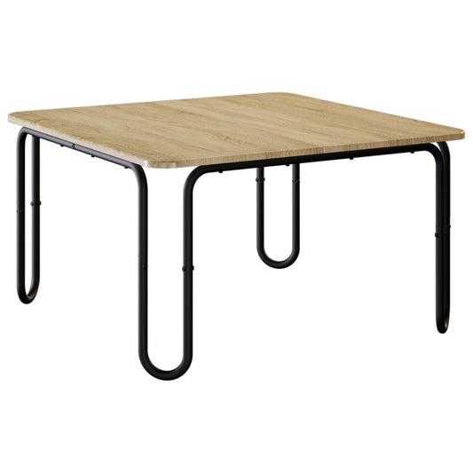 vidaXL Coffee Table Sonoma Oak 100 x 100 x 45 cm Engineered Wood