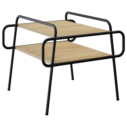 vidaXL Coffee Table Sonoma Oak 50 x 50 x 51 cm Engineered Wood