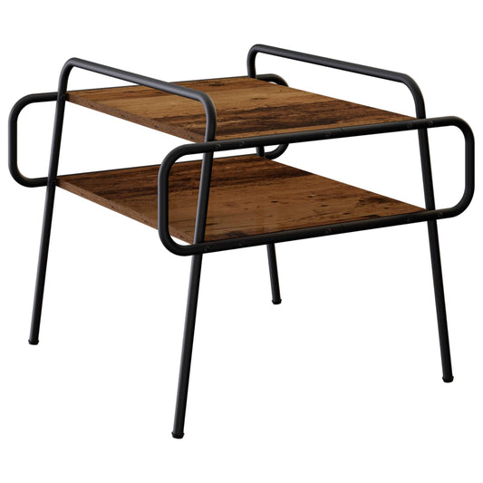 vidaXL Coffee Table Old Wood 50 x 50 x 51 cm Engineered Wood