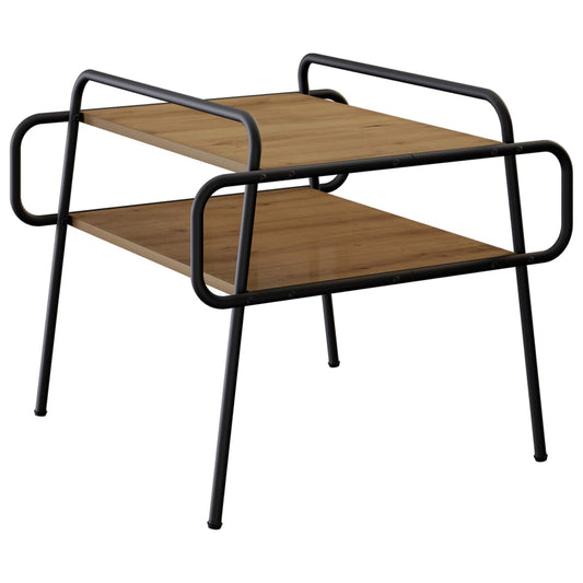 vidaXL Coffee Table Artisan Oak 50 x 50 x 51 cm Engineered Wood