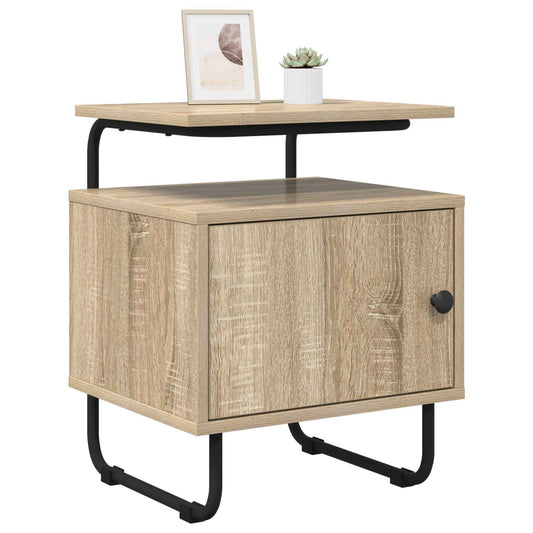 vidaXL Bedside Cabinet Sonoma Oak 40 x 36.5 x 50 cm Engineered Wood