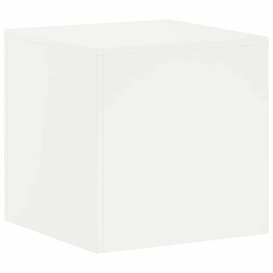 vidaXL Plant Stand White 40 x 40 x 40 cm Steel
