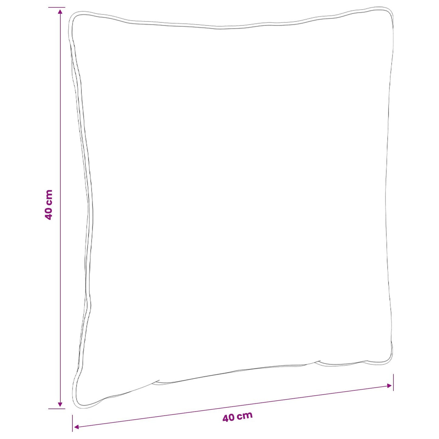 vidaXL 4-Piece Back Cushions PUTTEN 4 pcs 100% Polyester Taupe