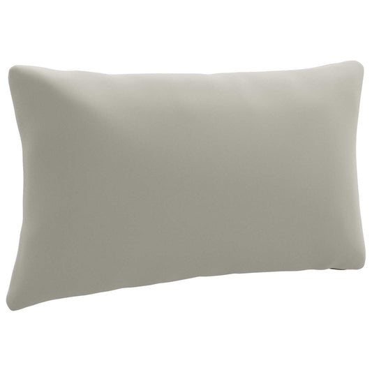 vidaXL Back Cushion PUTTEN 100% Polyester Grey 70 x 40 x 15 cm