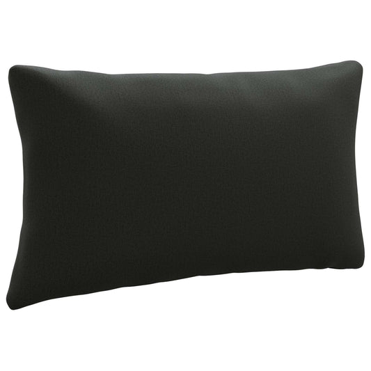 vidaXL Back Cushion PUTTEN 100% Polyester Black 80 x 40 x 15 cm