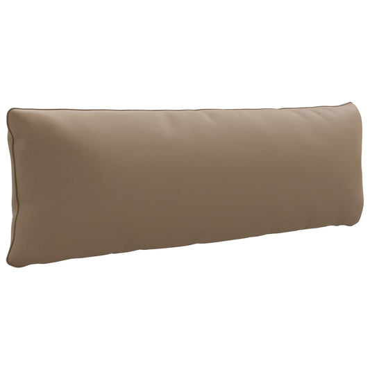 vidaXL Back Cushion PUTTEN 100% Polyester Taupe 120 x 40 x 15 cm
