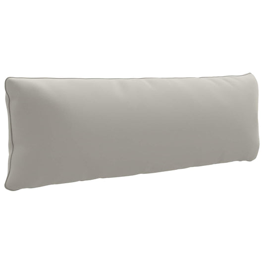 vidaXL Back Cushion PUTTEN 100% Polyester Grey 120 x 40 x 15 cm