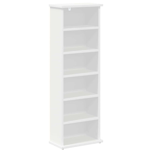 vidaXL CD Cabinet White 32 x 17 x 92 cm Engineered Wood