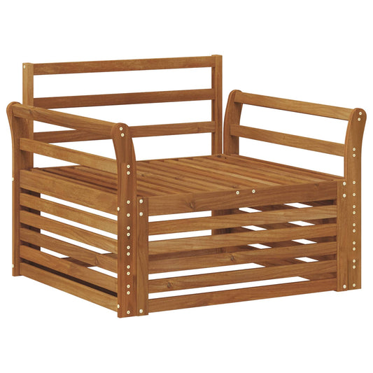 vidaXL 2 pcs Outdoor Sofa Natural