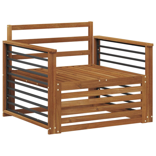 vidaXL 2 pcs Outdoor Sofa Natural