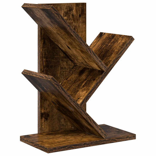 vidaXL Tree Bookshelf 3-Tier 30 x 18 x 40 cm Engineered Wood