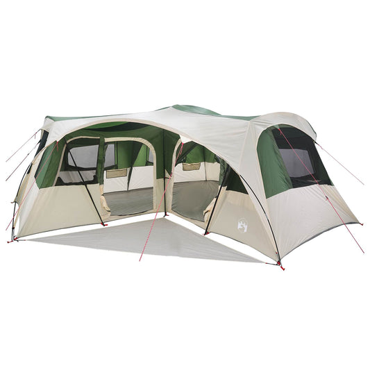 vidaXL Family Tent with Rainfly Water-resistant 6-Person Green