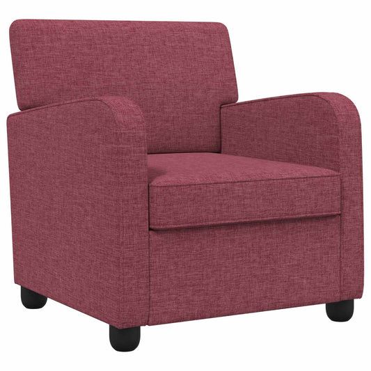 vidaXL Armchair Wine Red Fabric