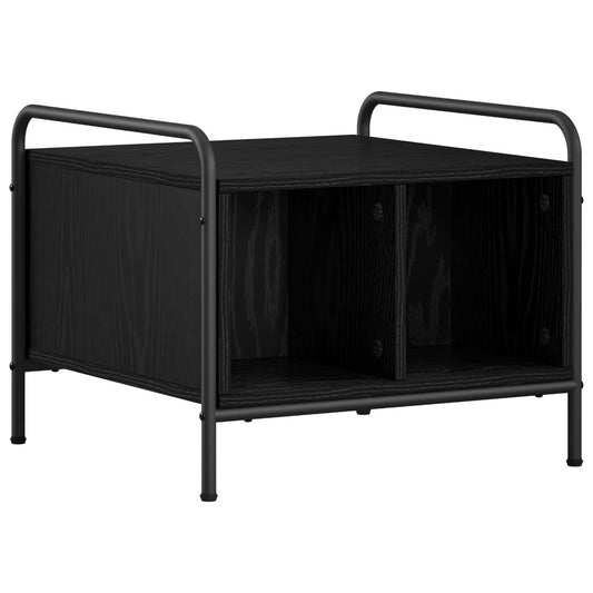 vidaXL Coffee Table Black Oak 50 x 49 x 41 cm Engineered Wood