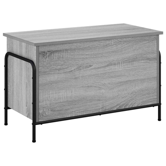 vidaXL Storage Box Grey Sonoma 80 x 40 x 49.5 cm Engineered Wood