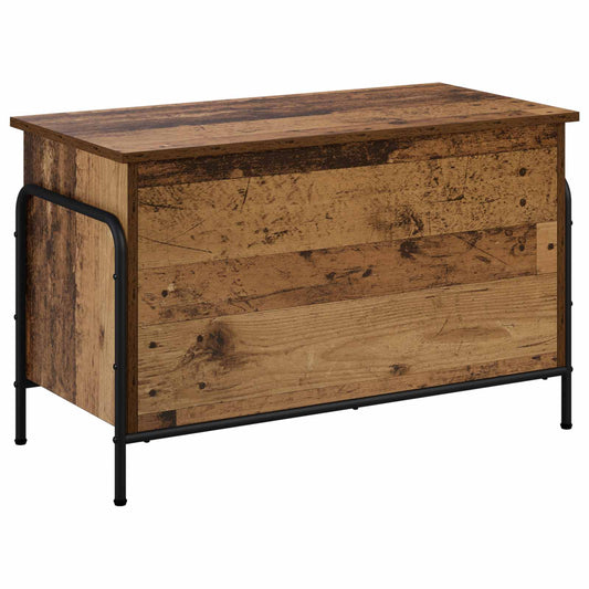 vidaXL Storage Box Old Wood 80 x 40 x 49.5 cm Engineered Wood