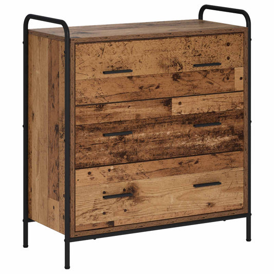 vidaXL Sideboard Old Wood 73 x 33 x 81 cm Engineered Wood