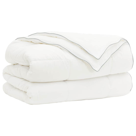 vidaXL Duvet 140x200 cm 4 Seasons 200+300 GSM Australian Wool White