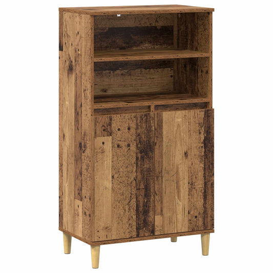 vidaXL Highboard Oak Wood 60 x 36 x 110 cm Engineered Wood