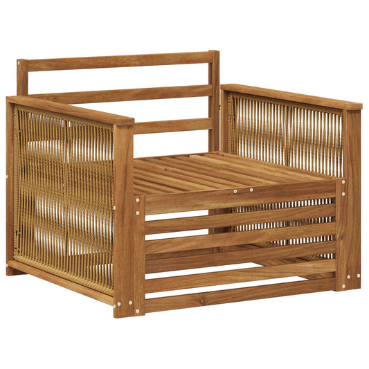 vidaXL Outdoor Middle Sofa Natural